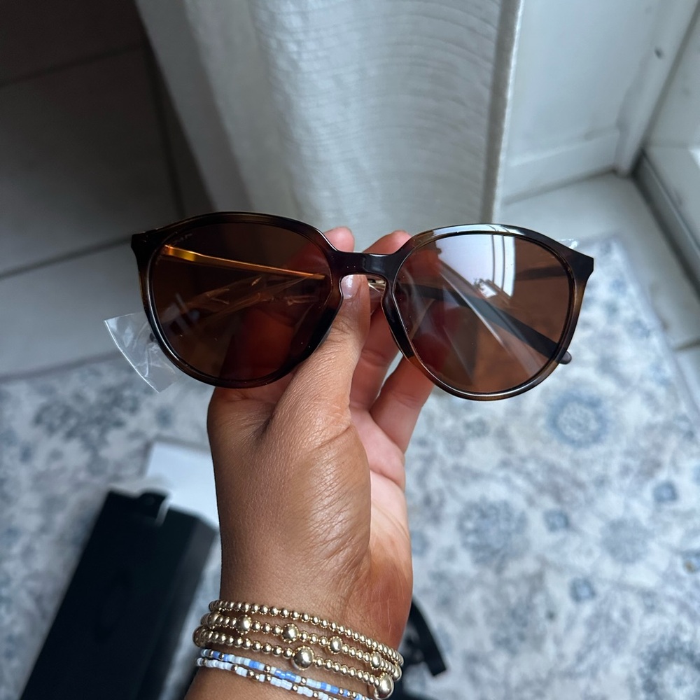 NEW Oakley Sielo Prizm Bronze Polarized Lenses Polished Brown Tortoise